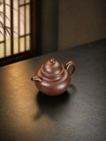 Product view 1 of 100ml Duo Qiu zisha teapot in Aged Zini Clay, No. 382