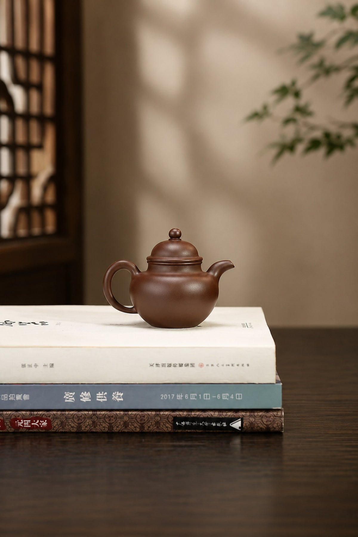 Product view 9 of 100ml Duo Qiu zisha teapot in Aged Zini Clay, No. 382