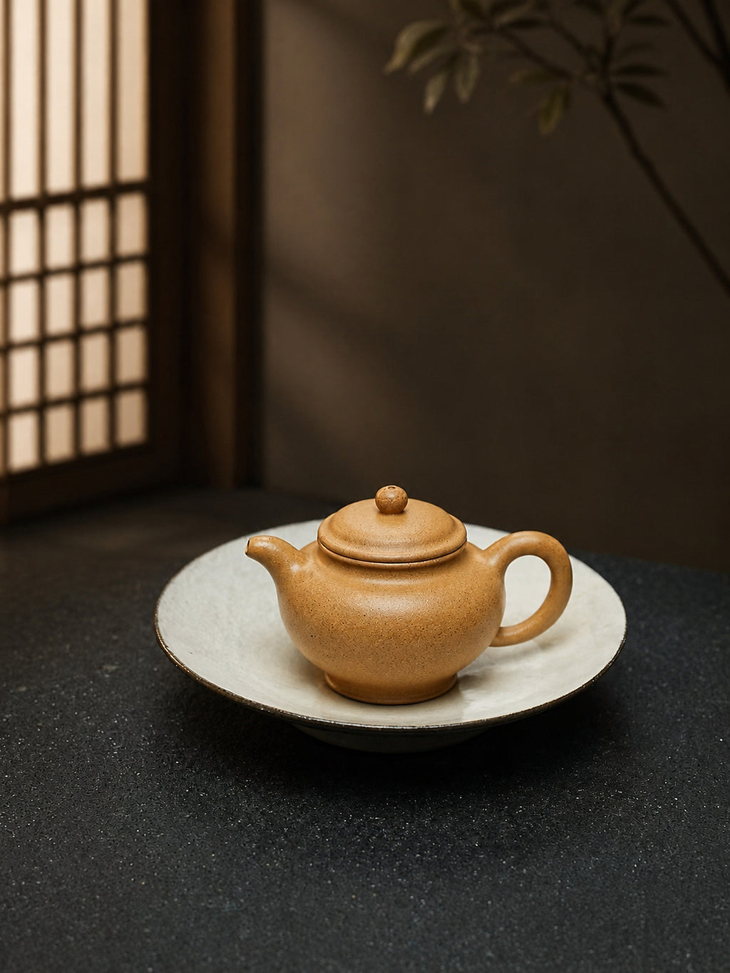 Product view 1 of 100ml Duozhi zisha teapot in Golden Duanni Clay, No. 344