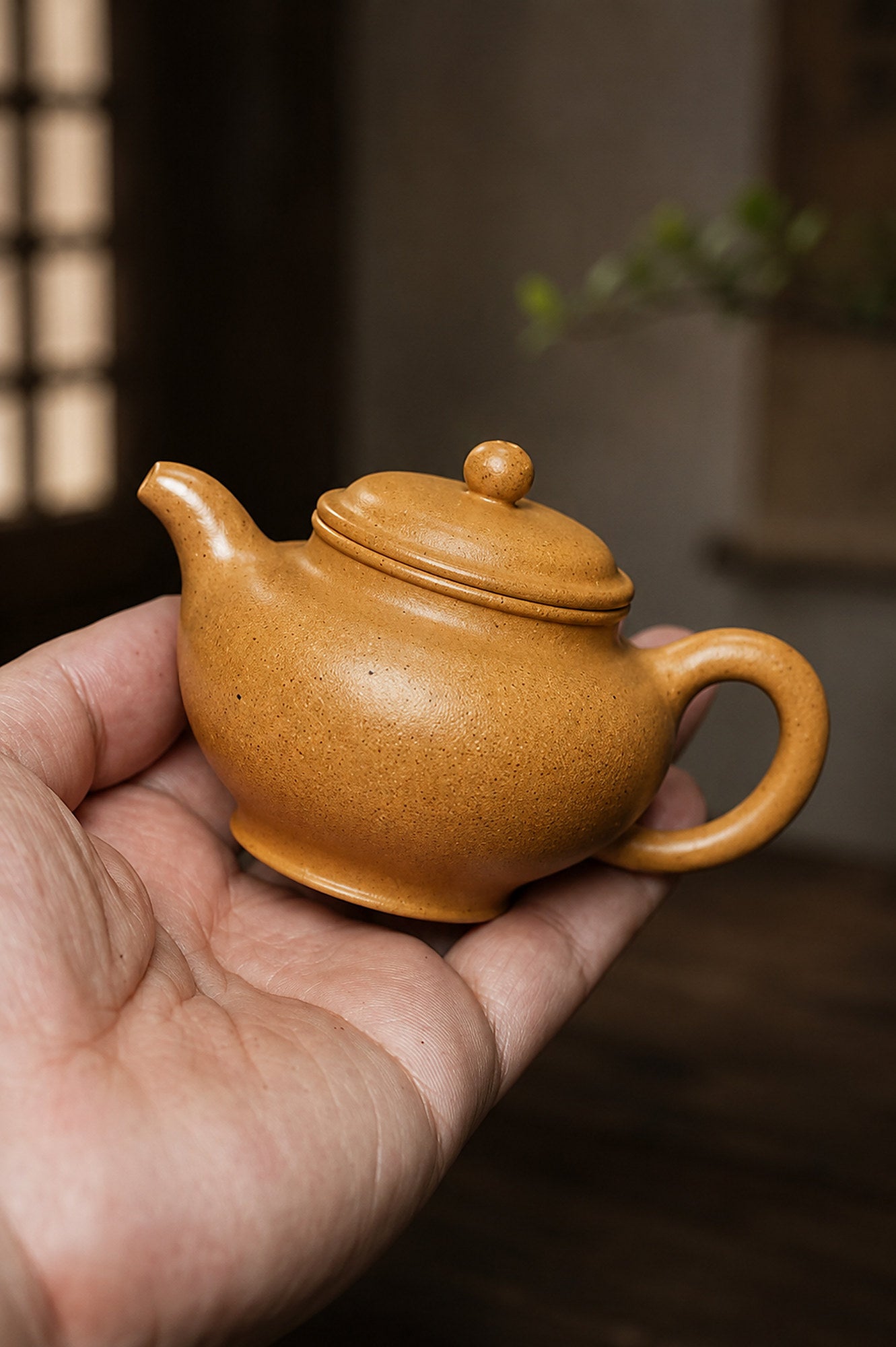Product view 3 of 100ml Duozhi zisha teapot in Golden Duanni Clay, No. 344