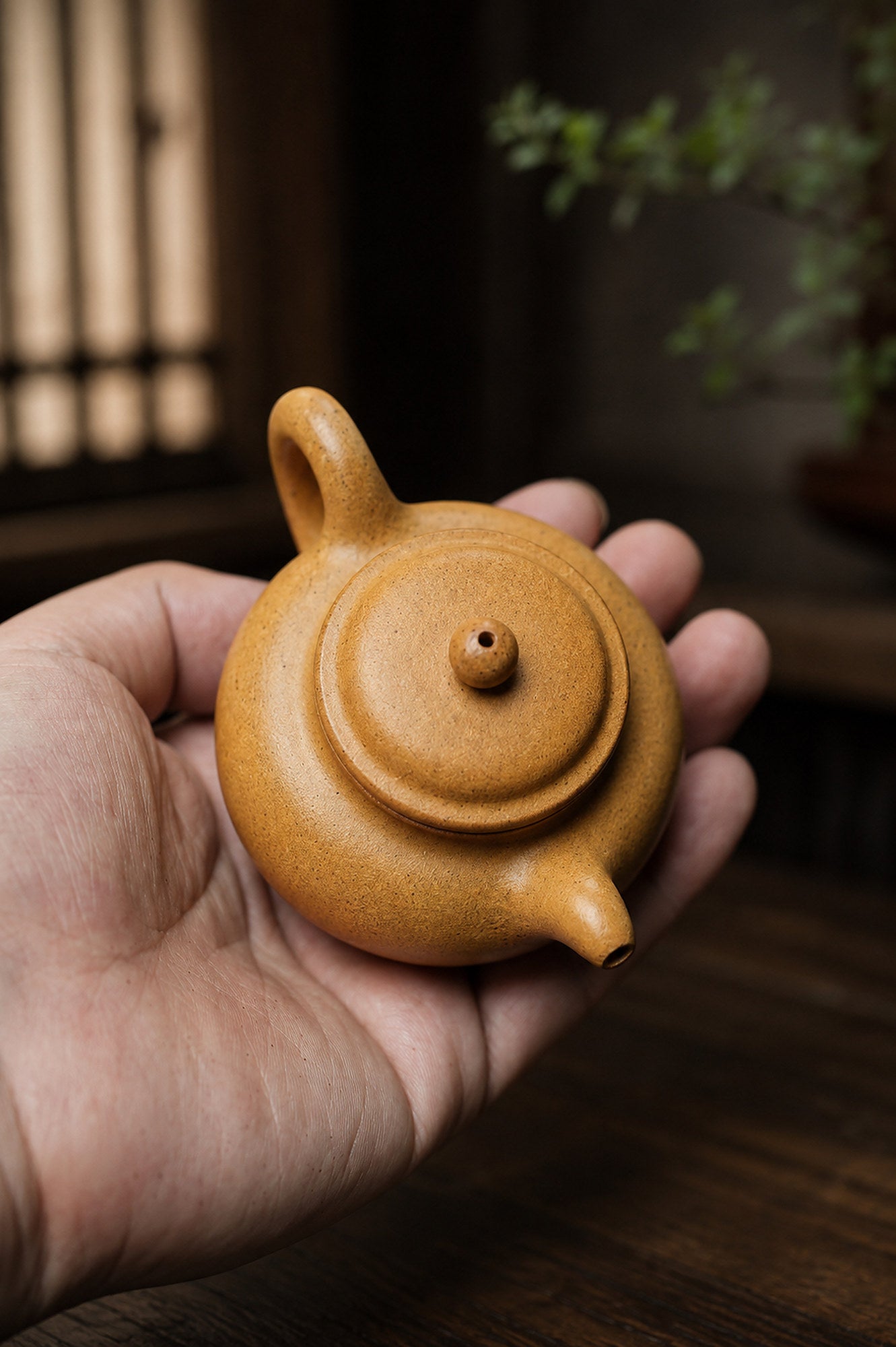 Product view 5 of 100ml Duozhi zisha teapot in Golden Duanni Clay, No. 344