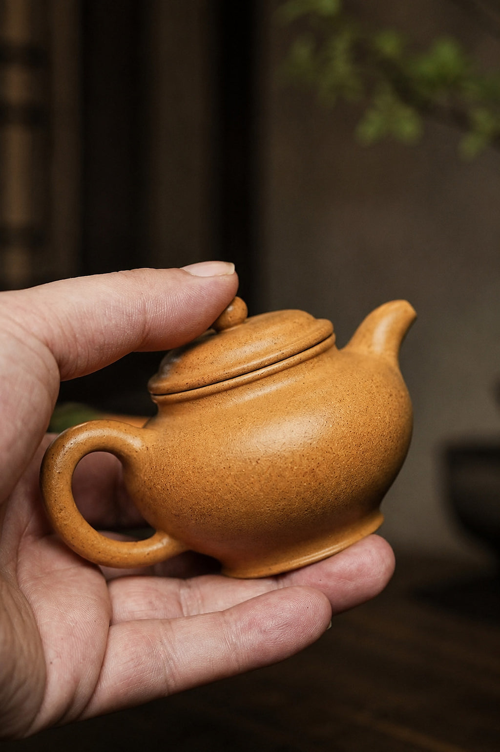 Product view 8 of 100ml Duozhi zisha teapot in Golden Duanni Clay, No. 344