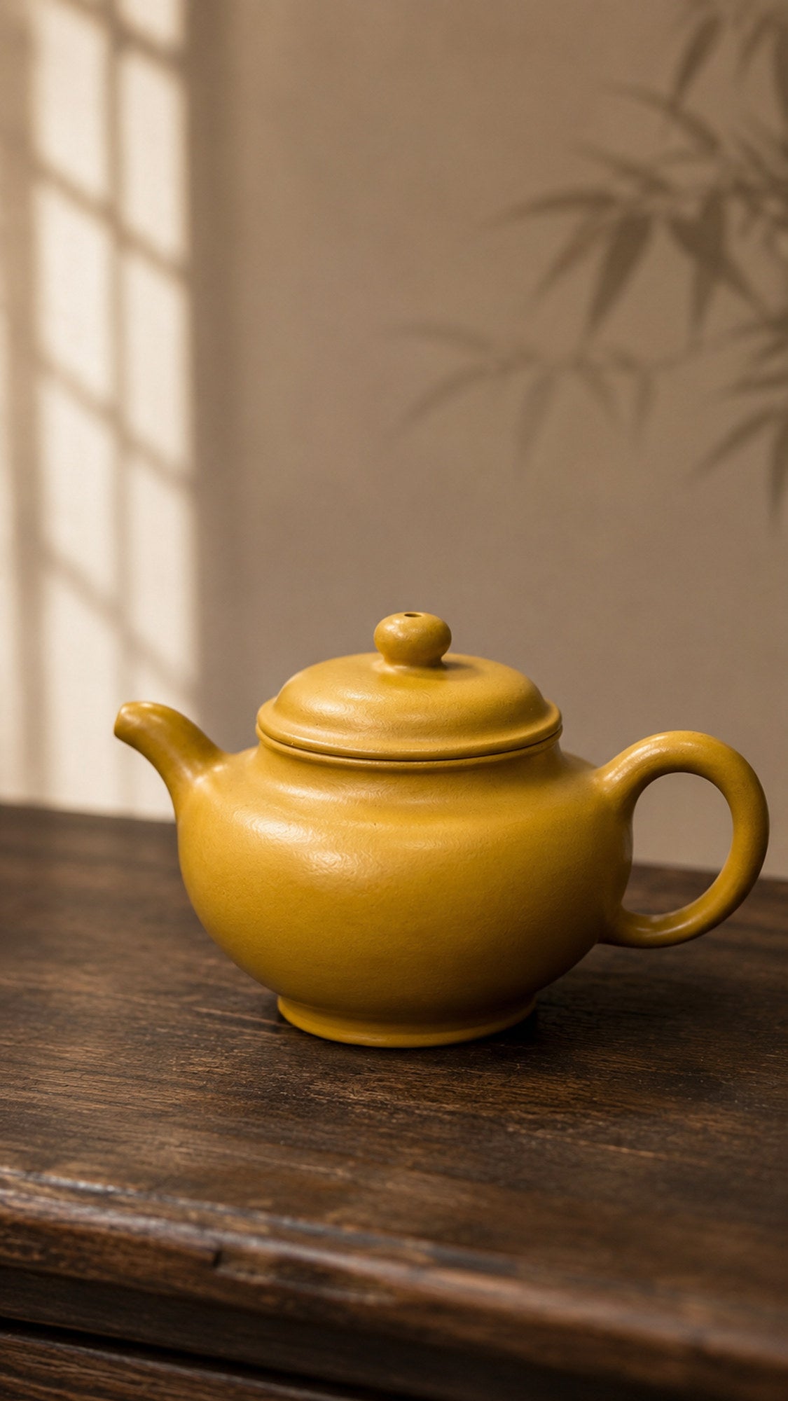 Product view 1 of 180ml Duozhi zisha teapot in Golden Zhuni Clay, No. 220