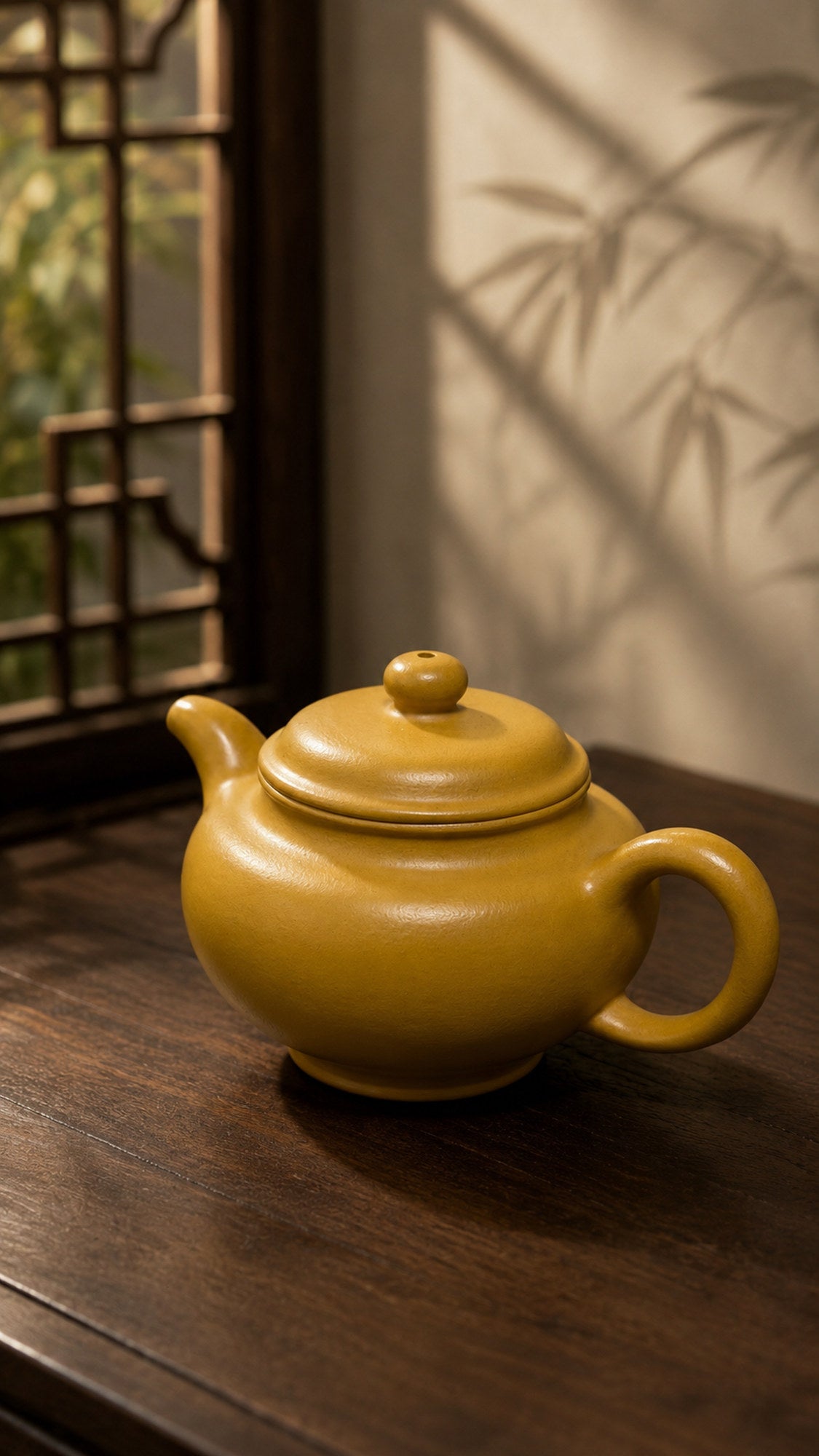 Product view 4 of 180ml Duozhi zisha teapot in Golden Zhuni Clay, No. 220