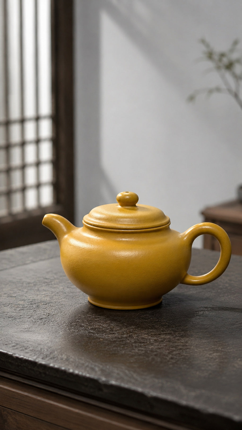 Product view 6 of 180ml Duozhi zisha teapot in Golden Zhuni Clay, No. 220