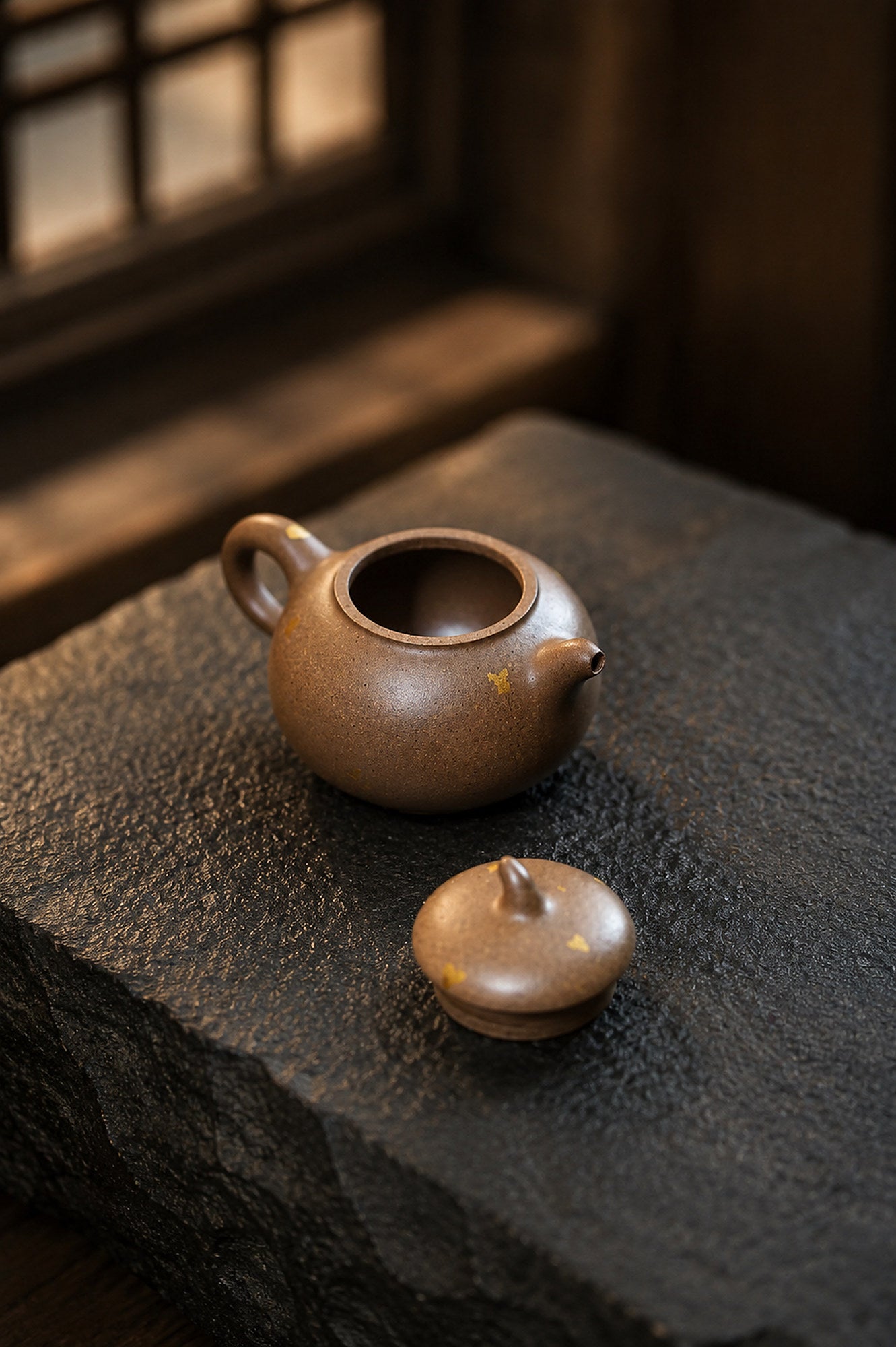 Product view 5 of 90ml Eggplant Form zisha teapot in Qing Jiangponi Clay, No. 423