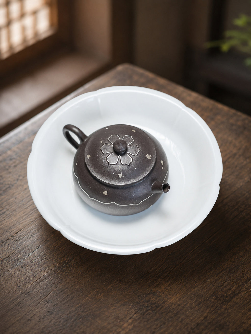 Product view 3 of 100ml Fan Lian Wu Xiang zisha teapot in Tianqingni Clay, No. 231