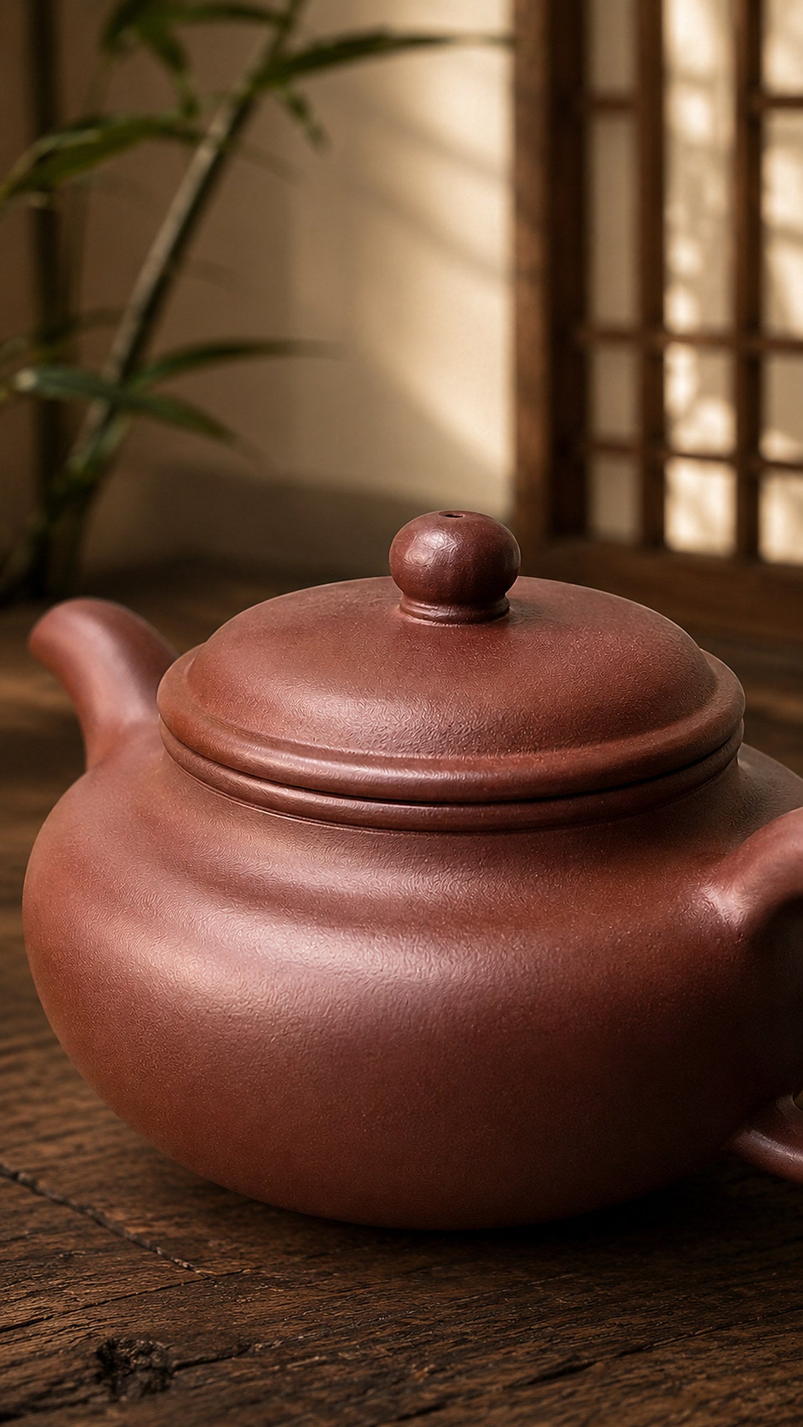 Product view 3 of 130ml Fanggu zisha teapot in Dicaoqing Zini Clay, No. 058