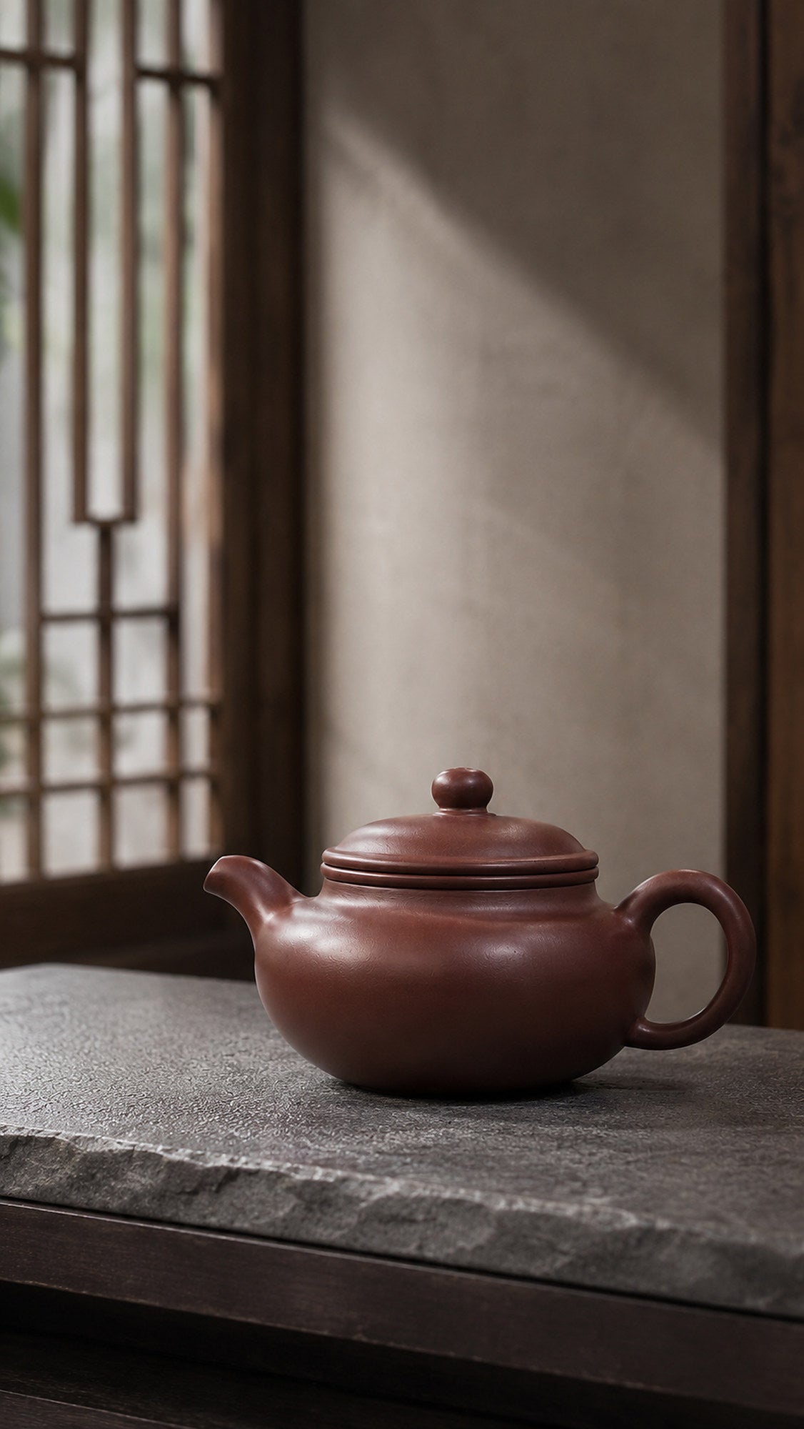 Product view 4 of 130ml Fanggu zisha teapot in Dicaoqing Zini Clay, No. 058