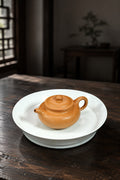 Product view 1 of 110ml Fanggu zisha teapot in Golden Duanni Clay, No. 353