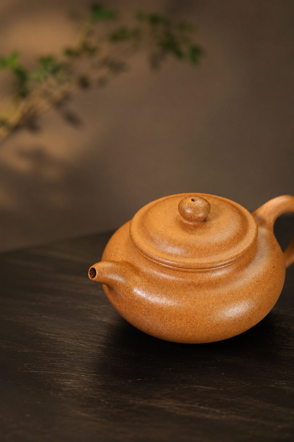 Product view 9 of 110ml Fanggu zisha teapot in Golden Duanni Clay, No. 353