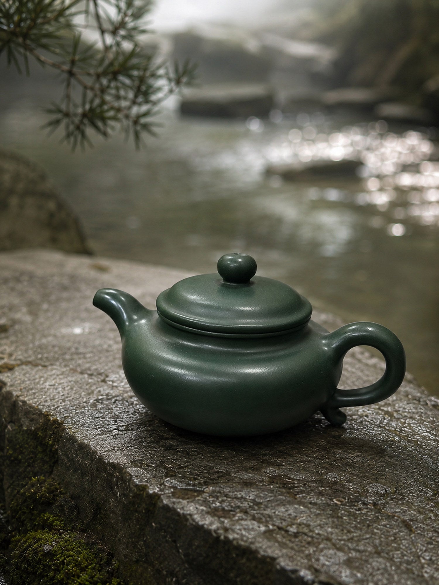 Product view 4 of 110ml Fanggu zisha teapot in Luni Clay, No. 127