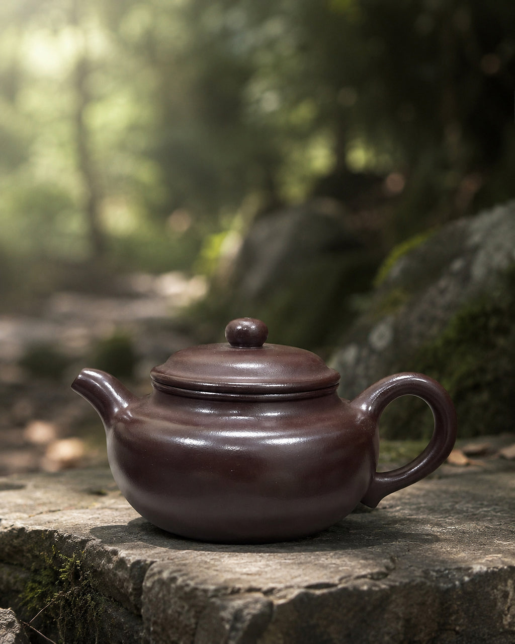 Product view 1 of 200ml Fanggu zisha teapot in Shihong Clay, No. 130