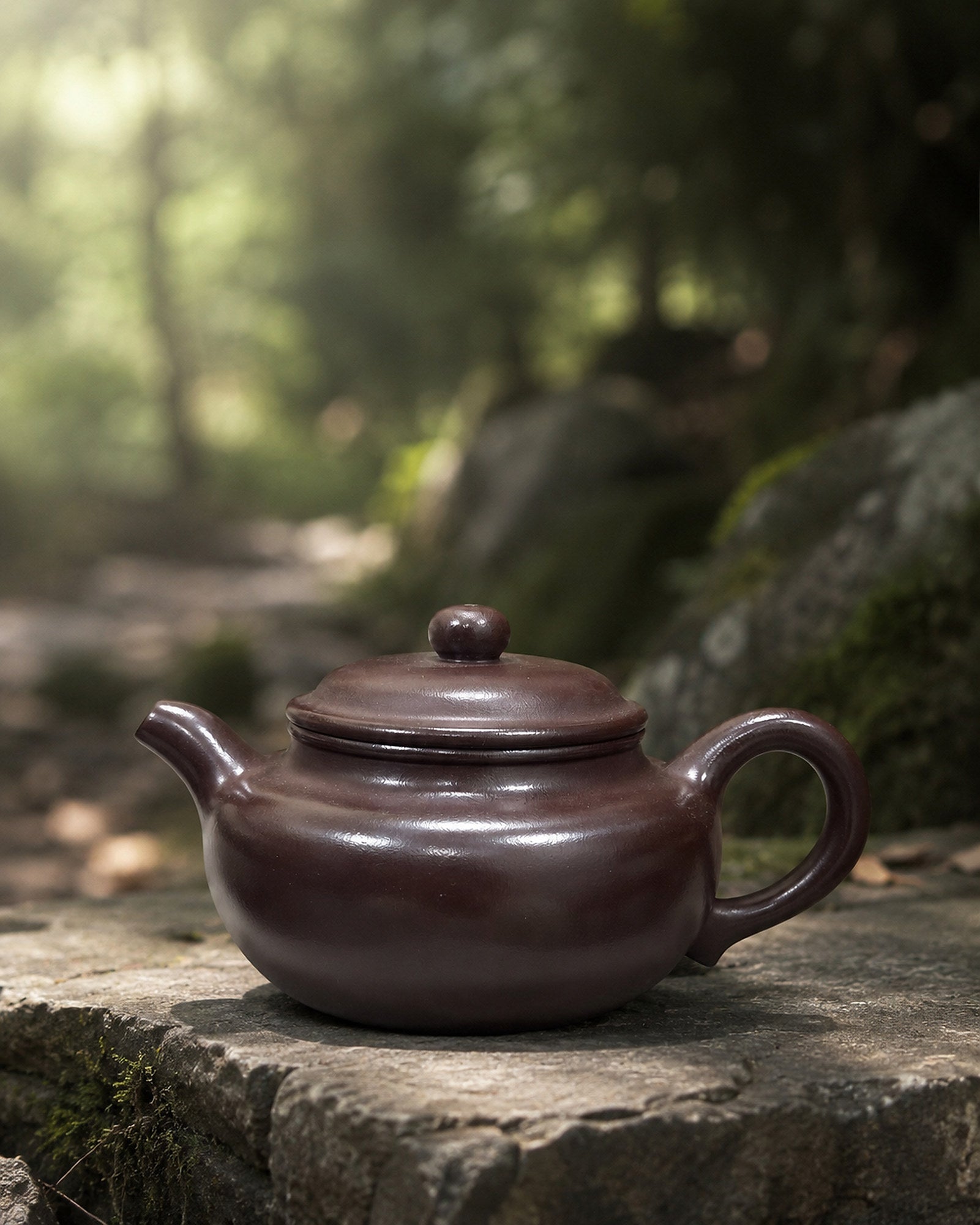 Product view 1 of 200ml Fanggu zisha teapot in Shihong Clay, No. 130