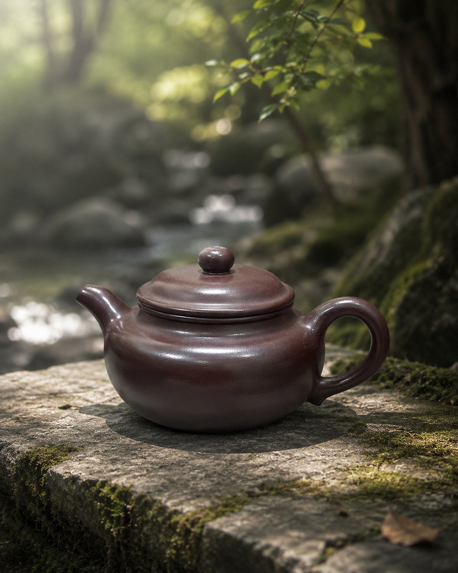 Product view 4 of 200ml Fanggu zisha teapot in Shihong Clay, No. 130