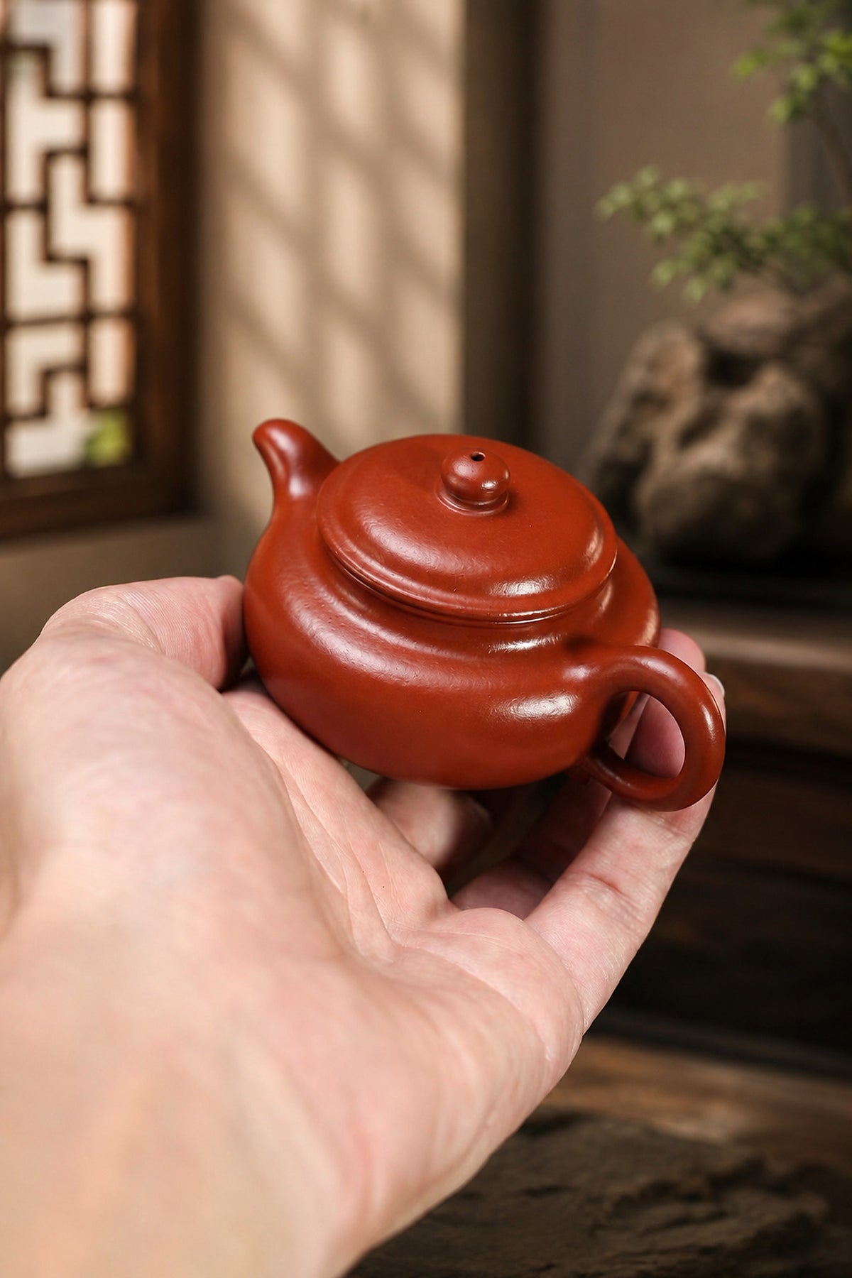 Product view 6 of 70ml Fanggu zisha teapot in Zhuni Clay, No. 350