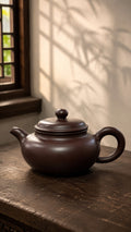 Product view 1 of 160ml Fanggu zisha teapot in Zipao Yusha Clay, No. 159