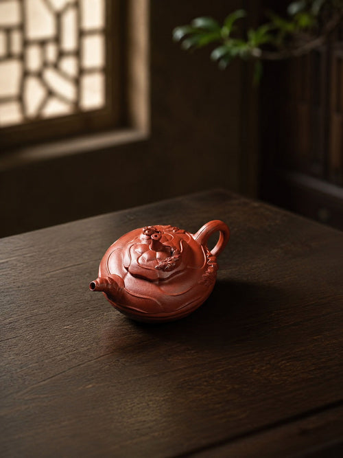 Product view 2 of 150ml Feng Juan Kui zisha teapot in Zhuni Clay, No. 223