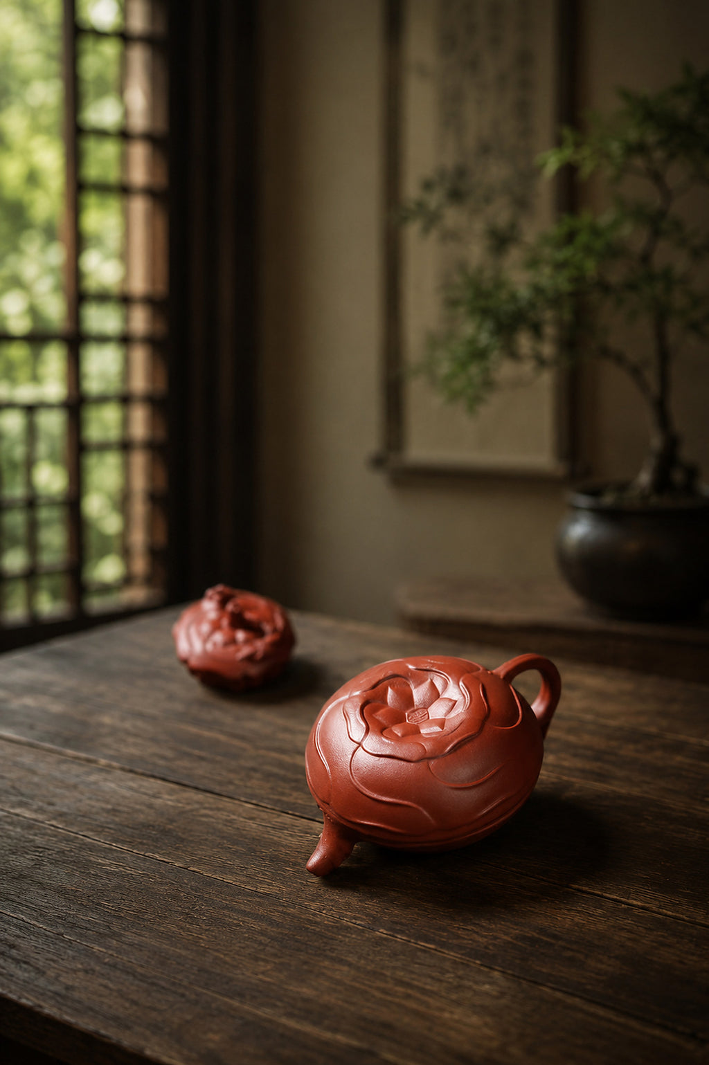 Product view 5 of 150ml Feng Juan Kui zisha teapot in Zhuni Clay, No. 223