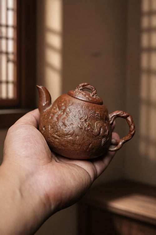Product view 2 of 150ml Gongchun zisha teapot in Golden Duanni Clay, No. 335