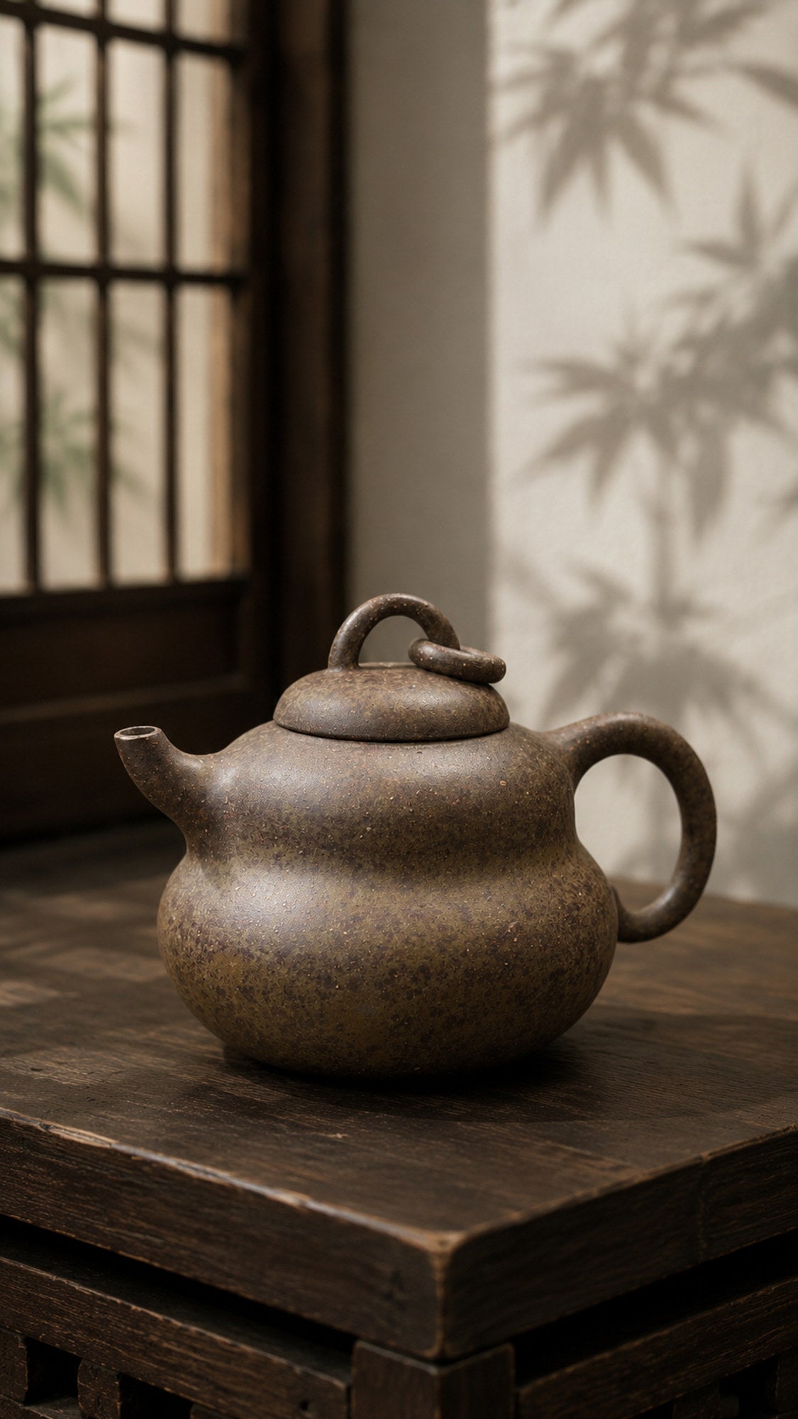 Product view 4 of 210ml Gourd Form zisha teapot in Xiekeqing Clay, No. 192