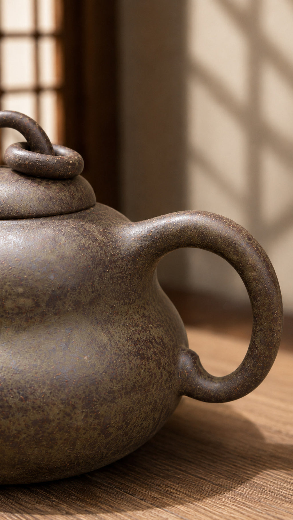 Product view 5 of 210ml Gourd Form zisha teapot in Xiekeqing Clay, No. 192