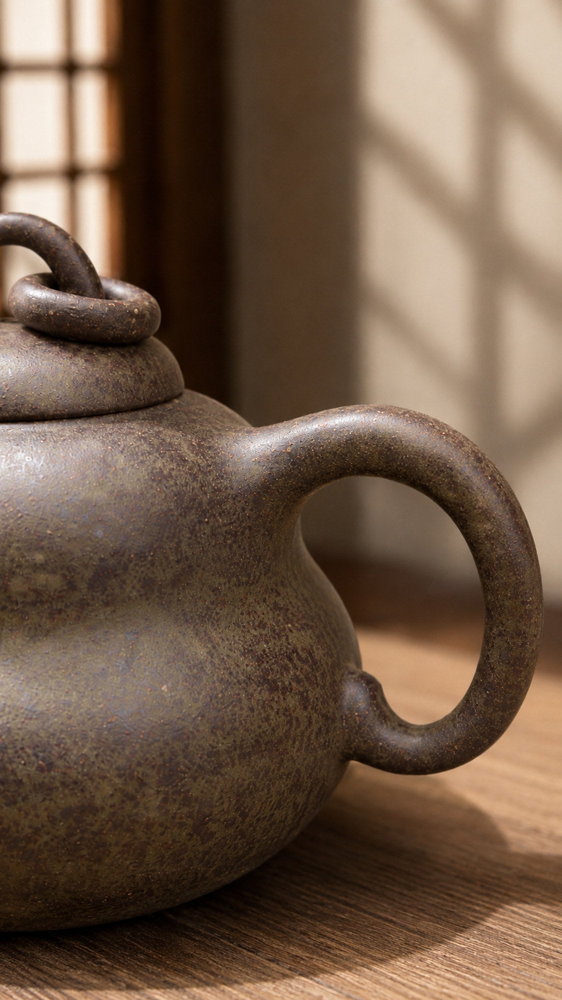 Product view 5 of 210ml Gourd Form zisha teapot in Xiekeqing Clay, No. 192
