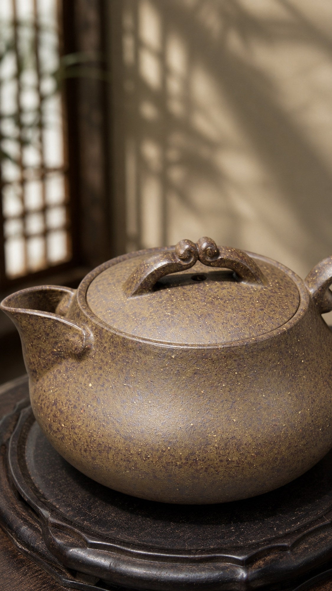 Product view 3 of 200ml Gourd Form zisha teapot in Xiekeqing Clay, No. 201