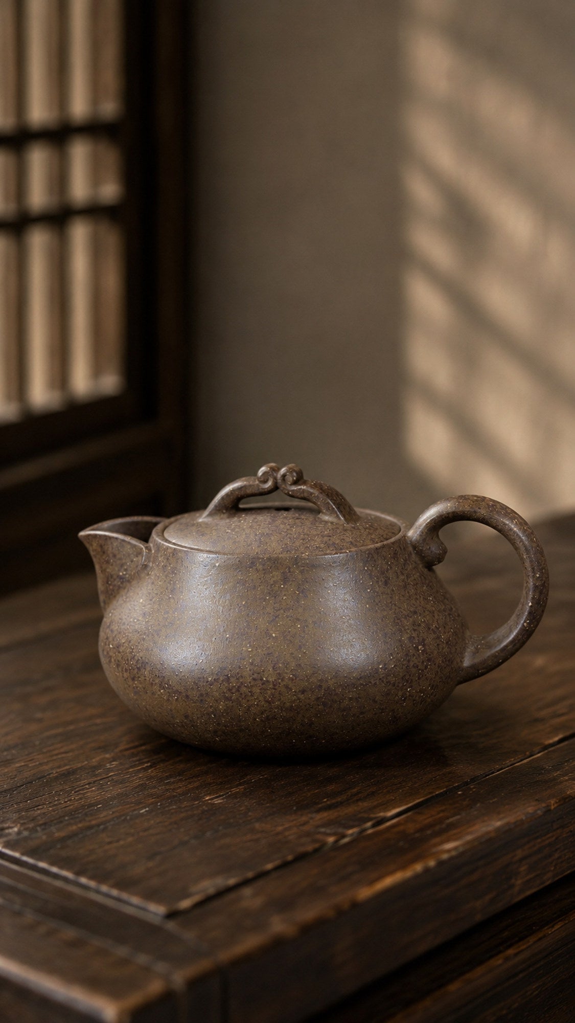 Product view 4 of 200ml Gourd Form zisha teapot in Xiekeqing Clay, No. 201