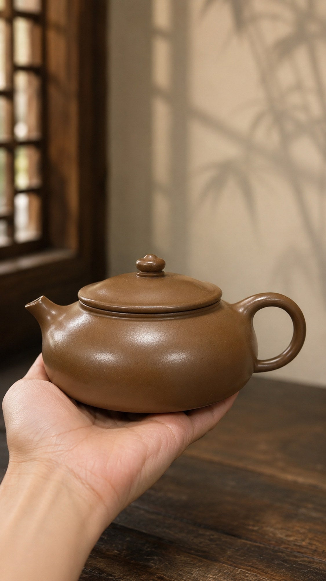 Product view 2 of 170ml Han Jiang zisha teapot in Chijin Zini Clay, No. 165