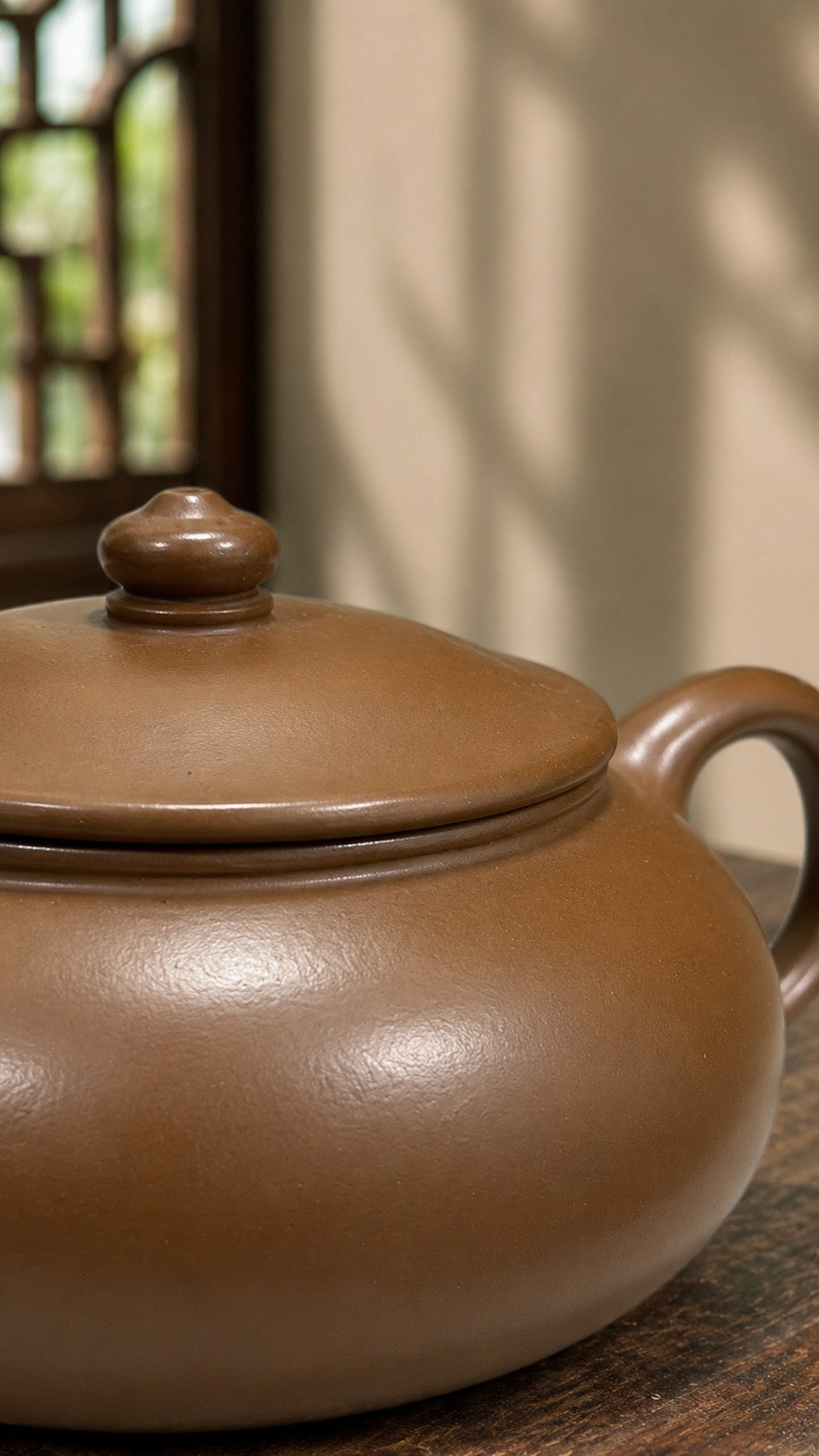 Product view 3 of 170ml Han Jiang zisha teapot in Chijin Zini Clay, No. 165