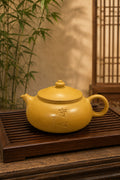 Product view 1 of 110ml Han Jiang zisha teapot in Golden Duanni Clay, No. 052