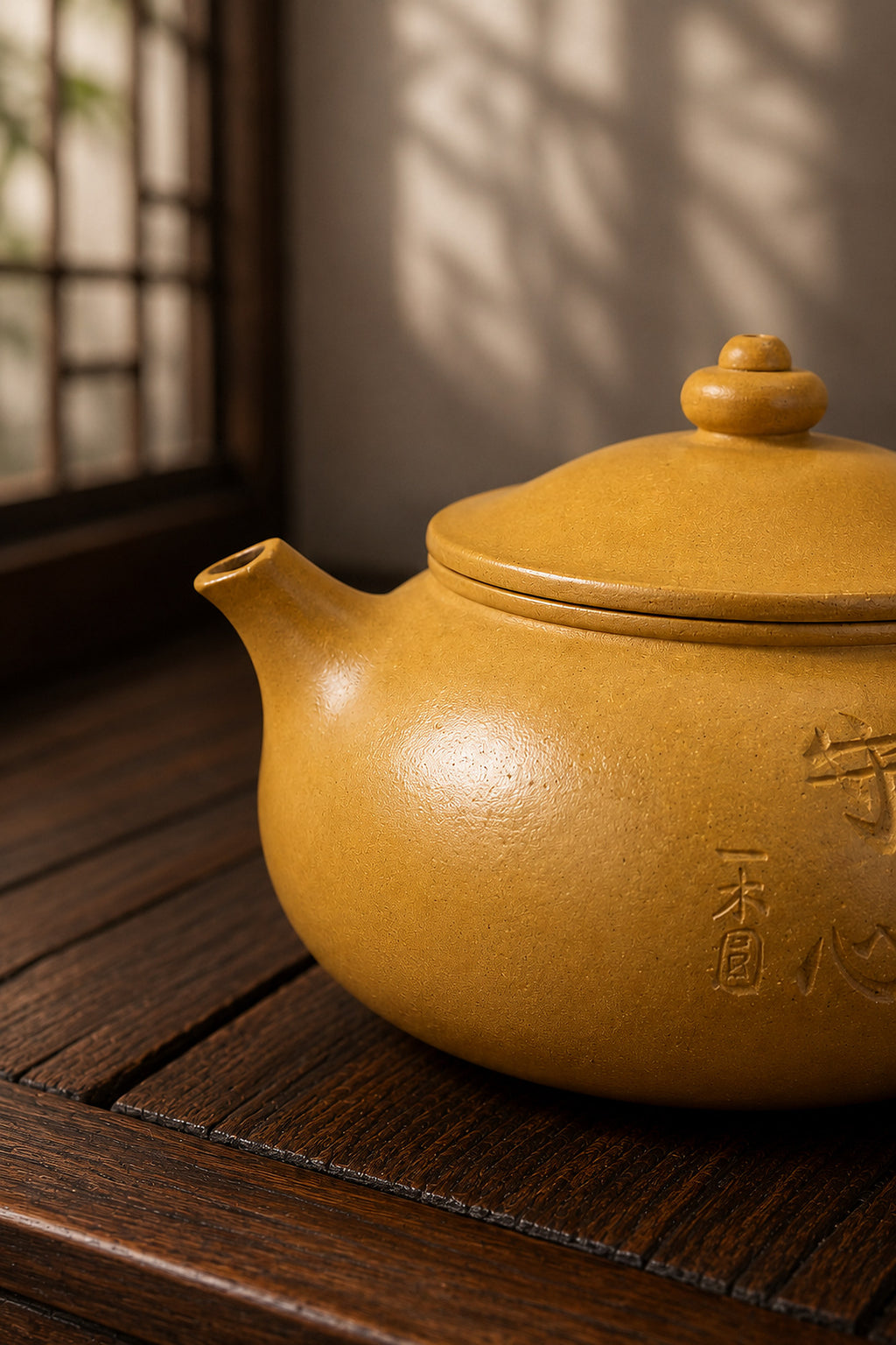 Product view 5 of 110ml Han Jiang zisha teapot in Golden Duanni Clay, No. 052