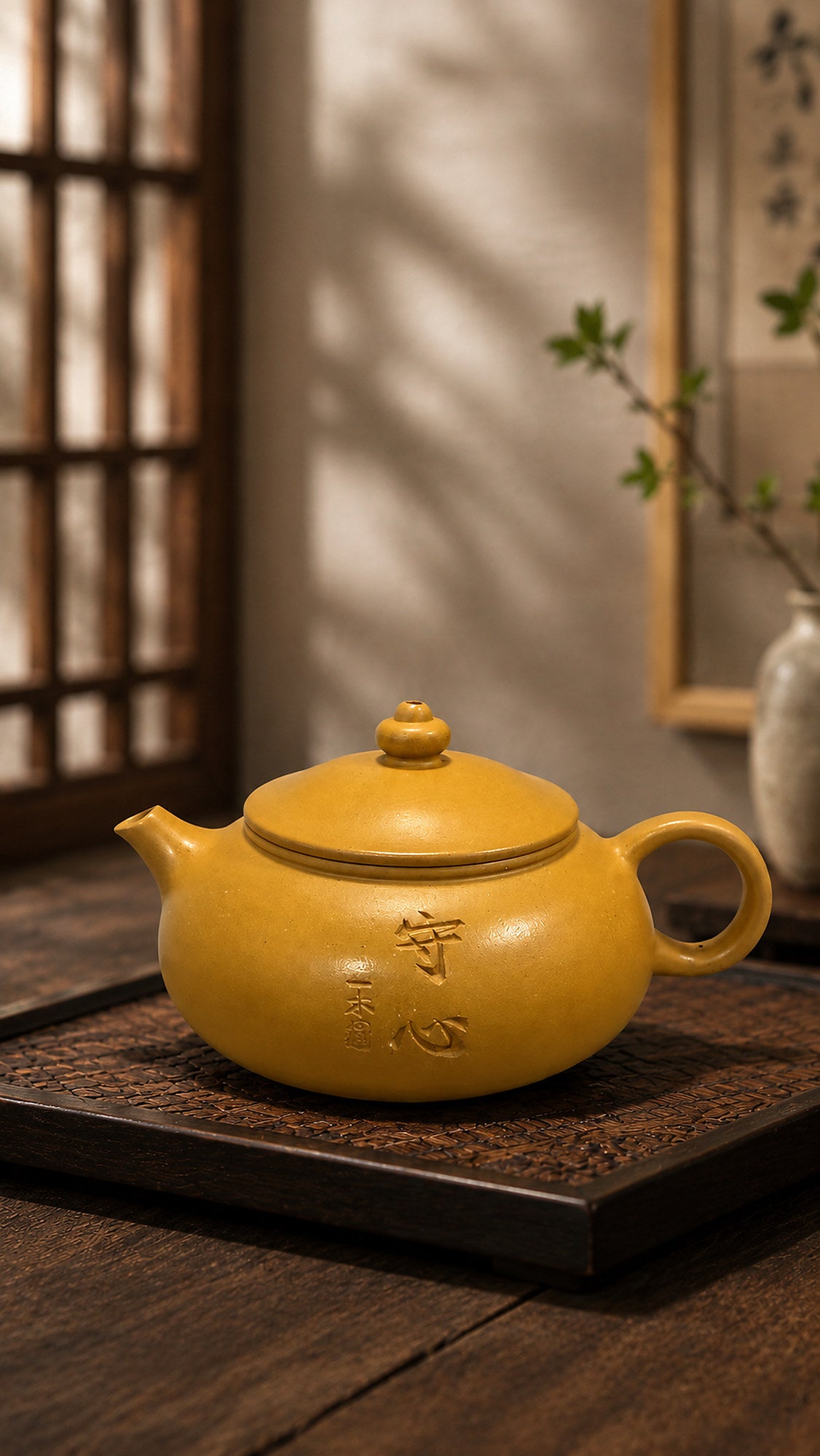 Product view 7 of 110ml Han Jiang zisha teapot in Golden Duanni Clay, No. 052