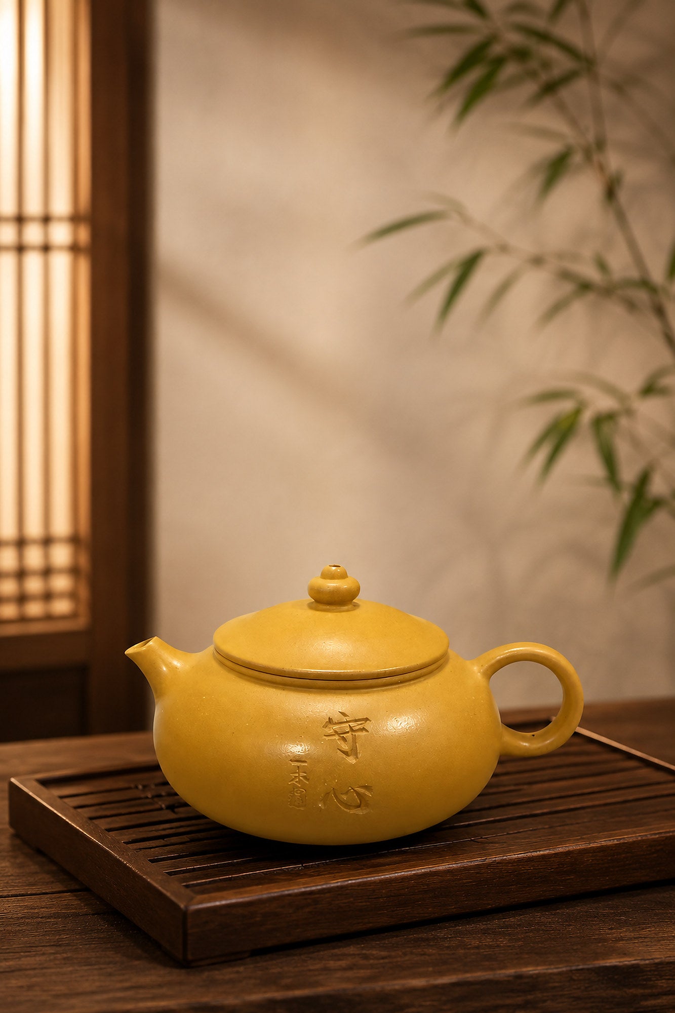 Product view 9 of 110ml Han Jiang zisha teapot in Golden Duanni Clay, No. 052