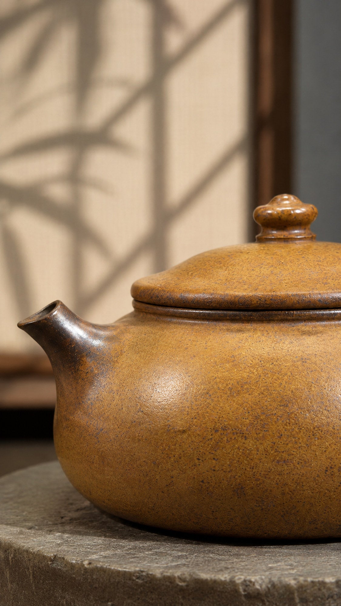 Product view 3 of 200ml Han Jiang zisha teapot in Golden Duanni Clay, No. 184