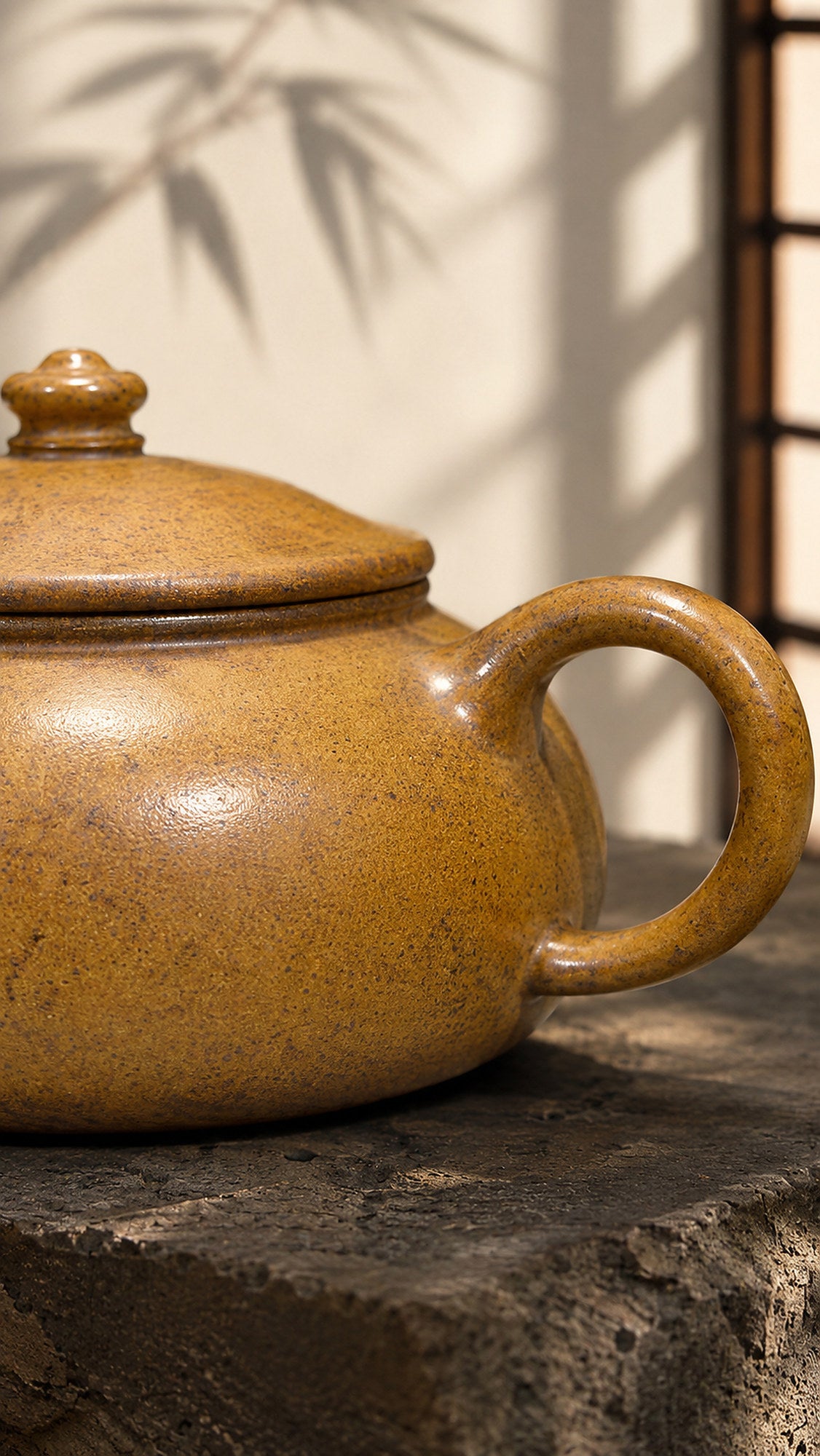 Product view 4 of 200ml Han Jiang zisha teapot in Golden Duanni Clay, No. 184