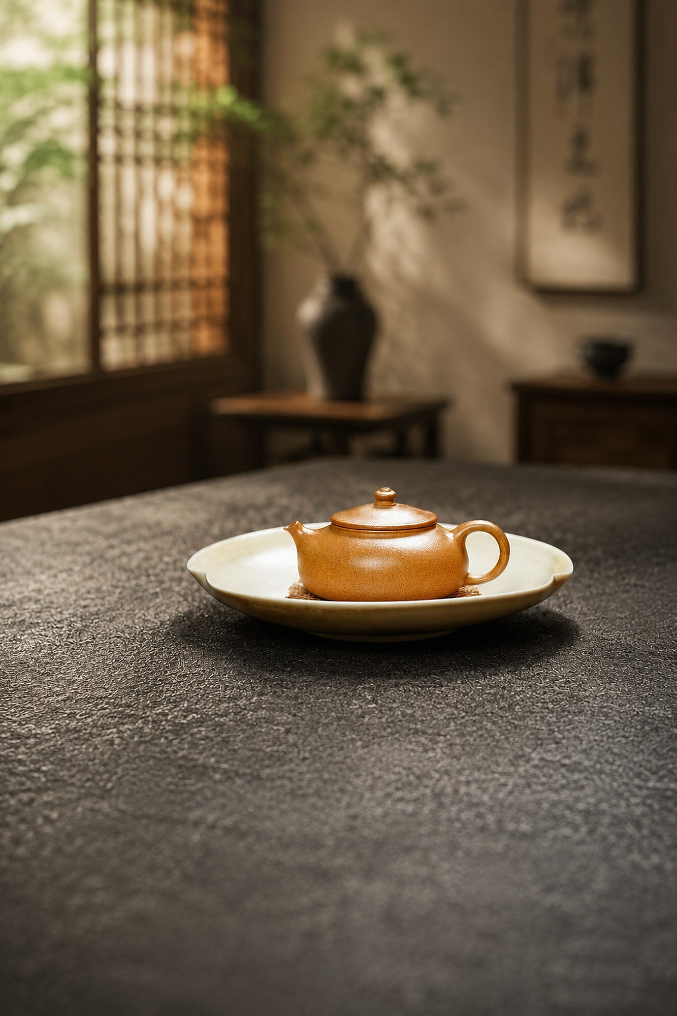 Product view 2 of 60ml Han Jiang zisha teapot in Golden Duanni Clay, No. 263