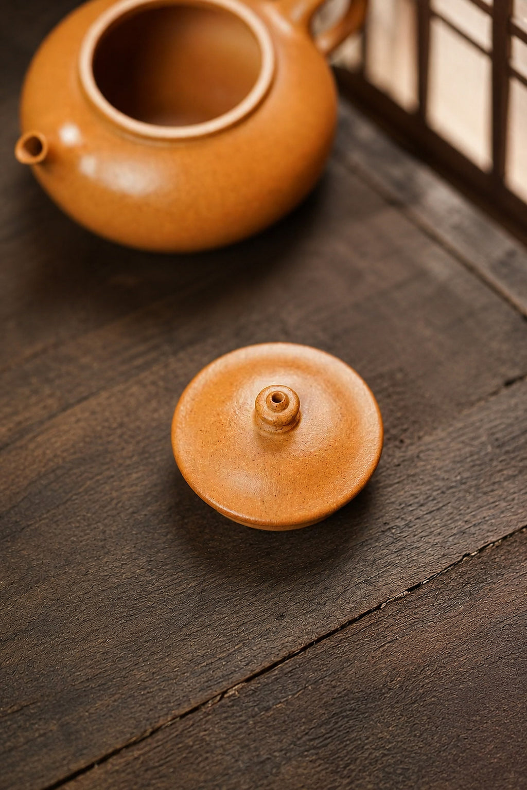 Product view 7 of 60ml Han Jiang zisha teapot in Golden Duanni Clay, No. 263