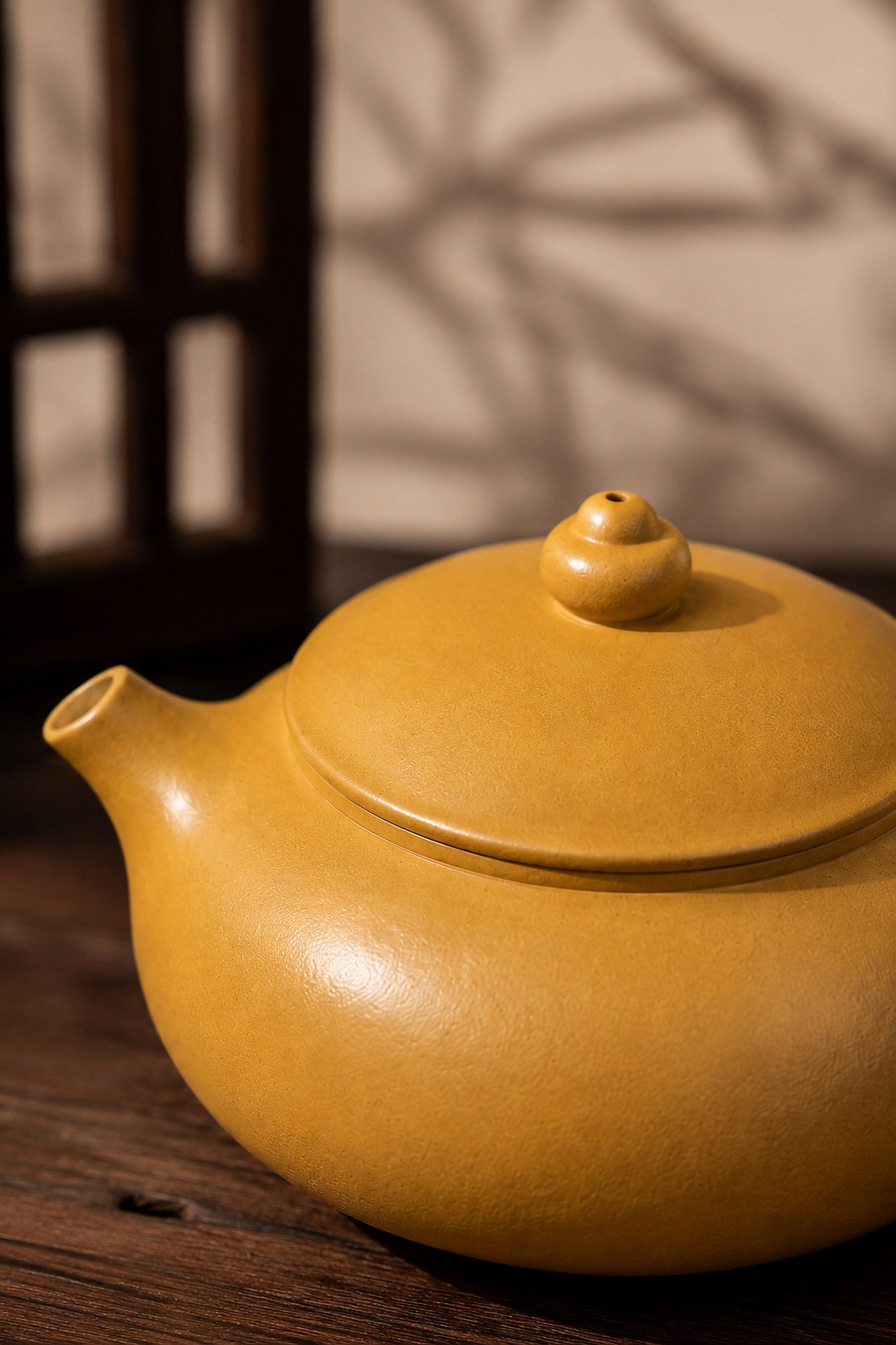 Product view 3 of 100ml Han Jiang zisha teapot in Golden Zhuni Clay, No. 020