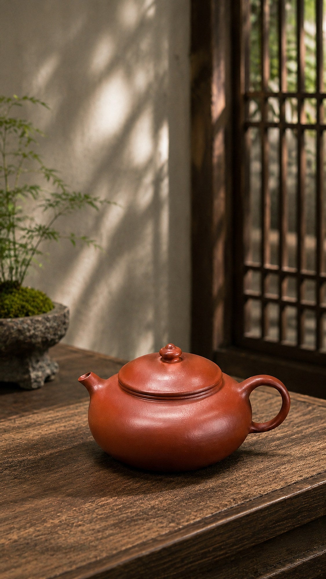 Product view 1 of 90ml Han Jiang zisha teapot in Zhuni Clay, No. 035