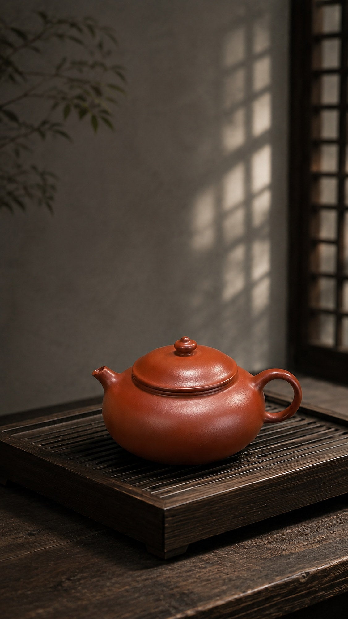 Product view 4 of 90ml Han Jiang zisha teapot in Zhuni Clay, No. 035
