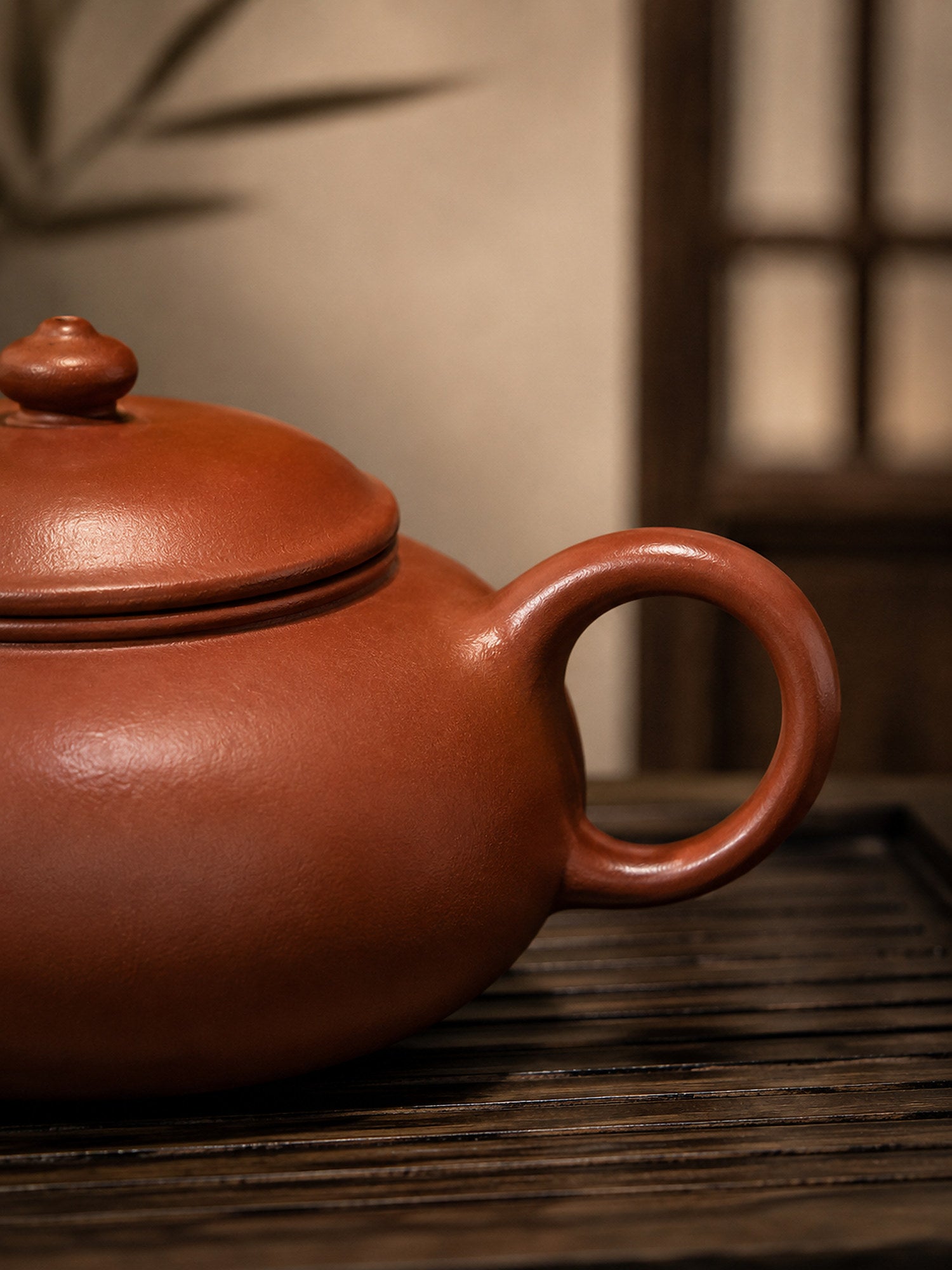 Product view 5 of 90ml Han Jiang zisha teapot in Zhuni Clay, No. 035