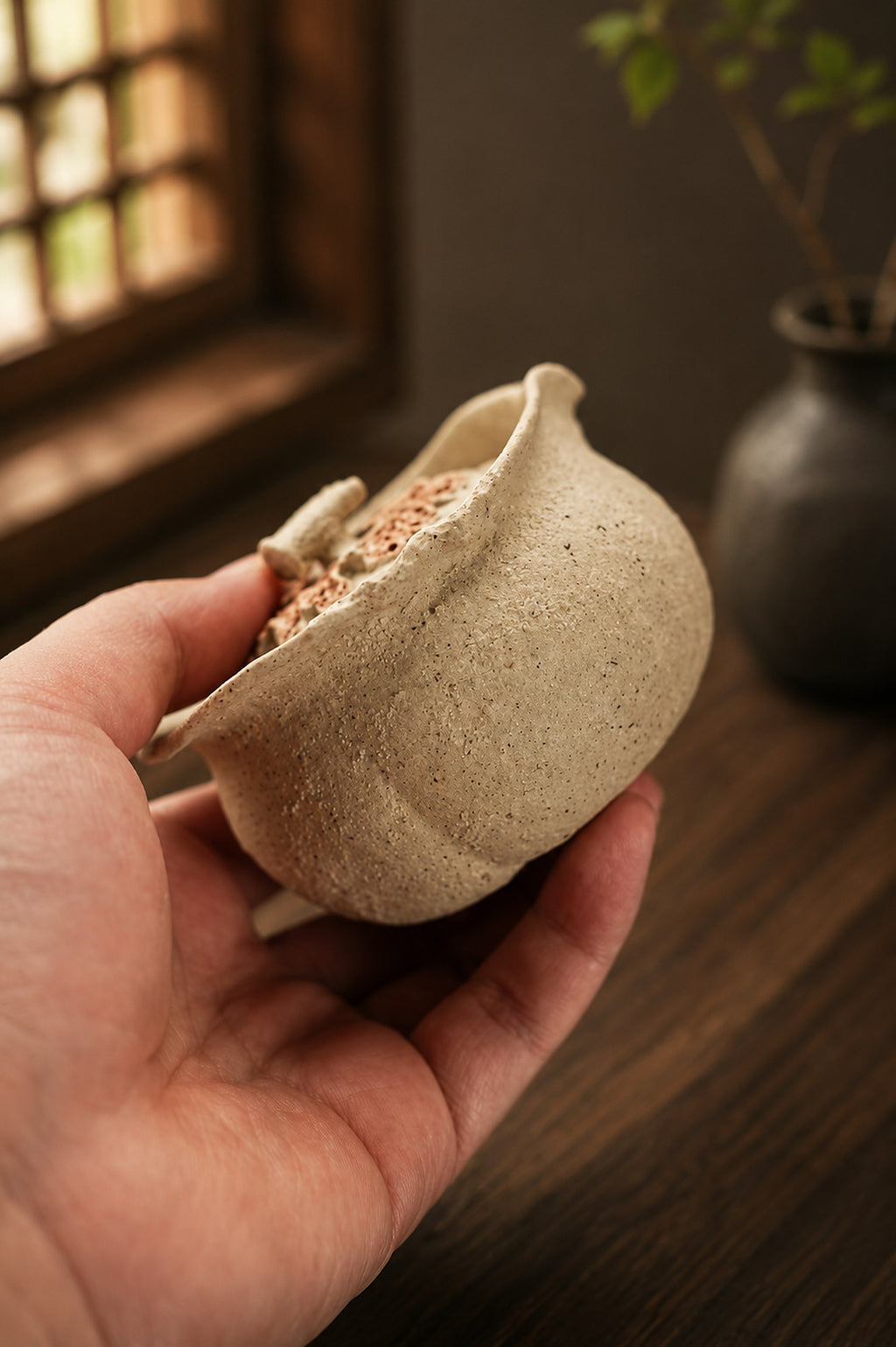 Product view 2 of 180ml Hand-Grip Form zisha teapot in Baiyu Duanni Clay, No. 277