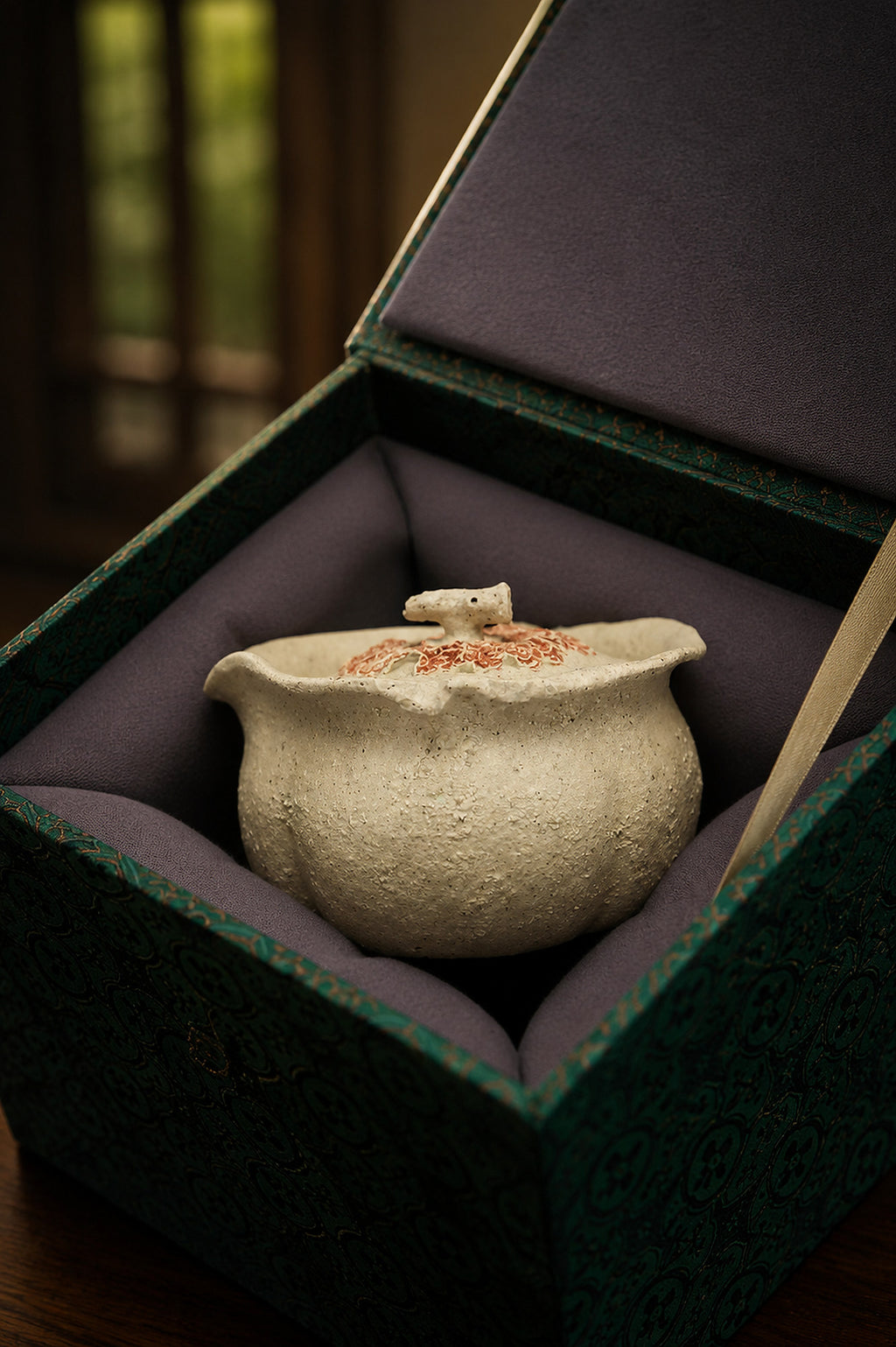 Product view 9 of 180ml Hand-Grip Form zisha teapot in Baiyu Duanni Clay, No. 277