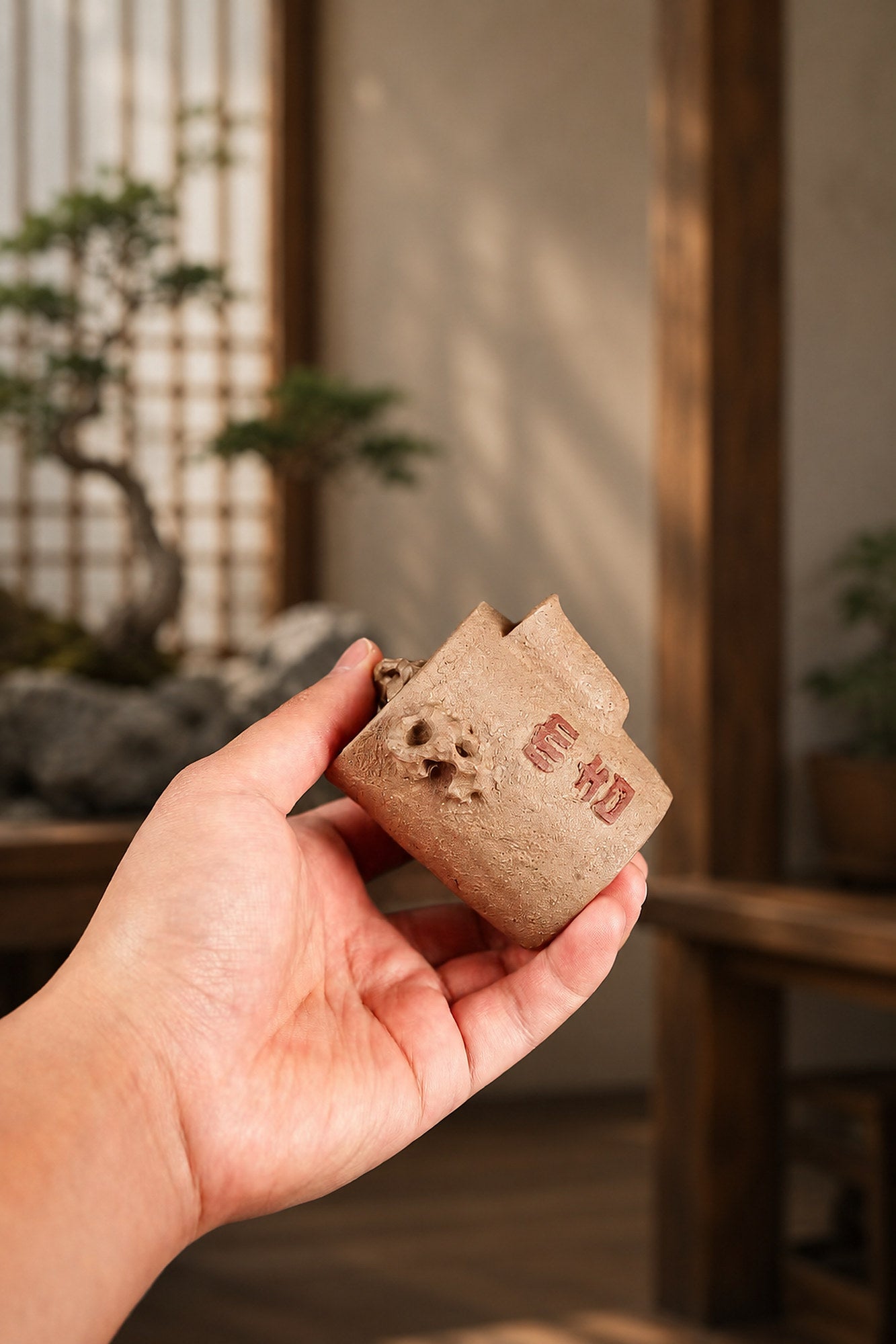 Product view 6 of 100ml Hand-Grip Form zisha teapot in Duanni Clay, No. 269