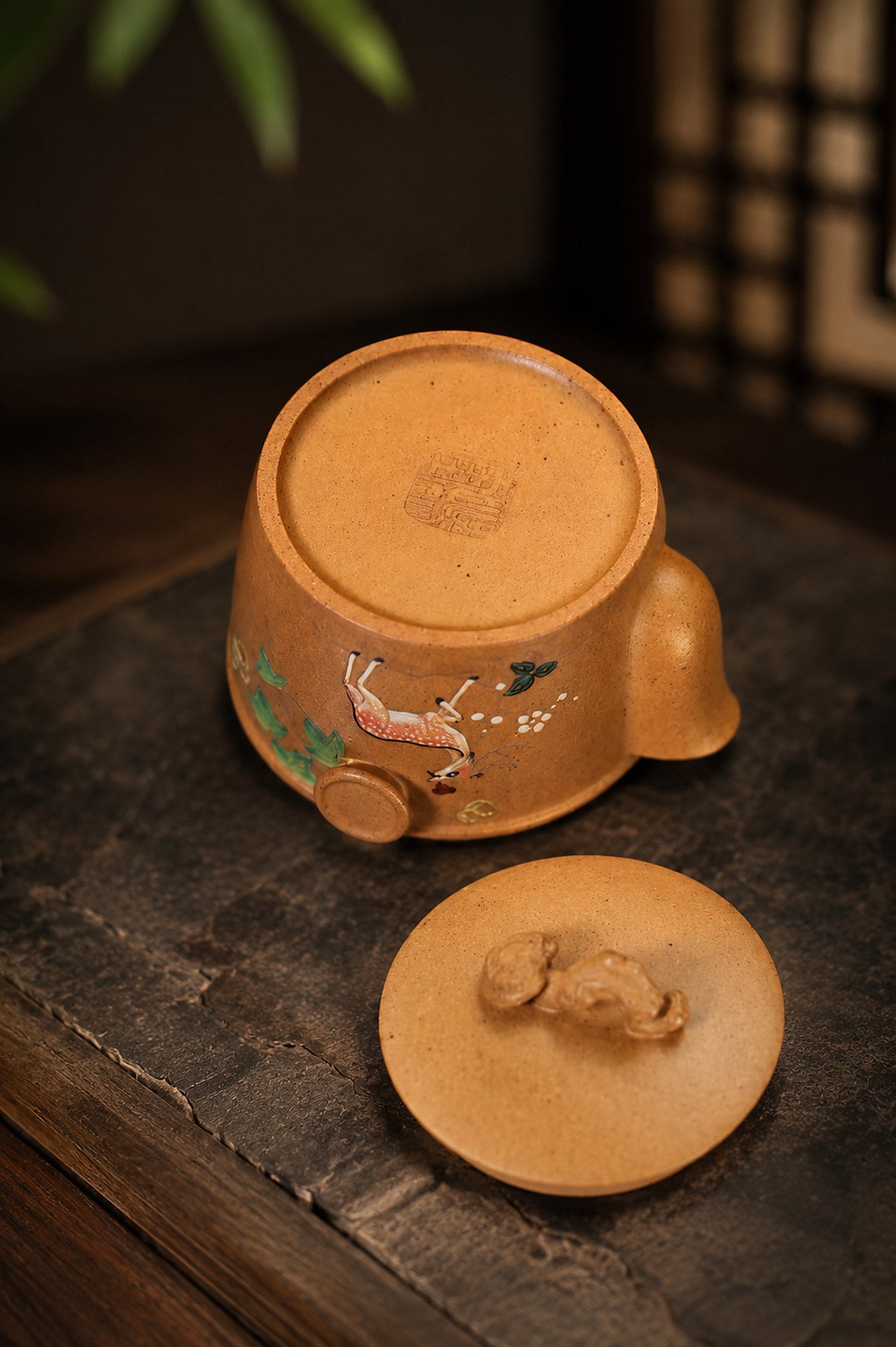 Product view 8 of 140ml Hand-Grip Form zisha teapot in Duanni Clay, No. 384