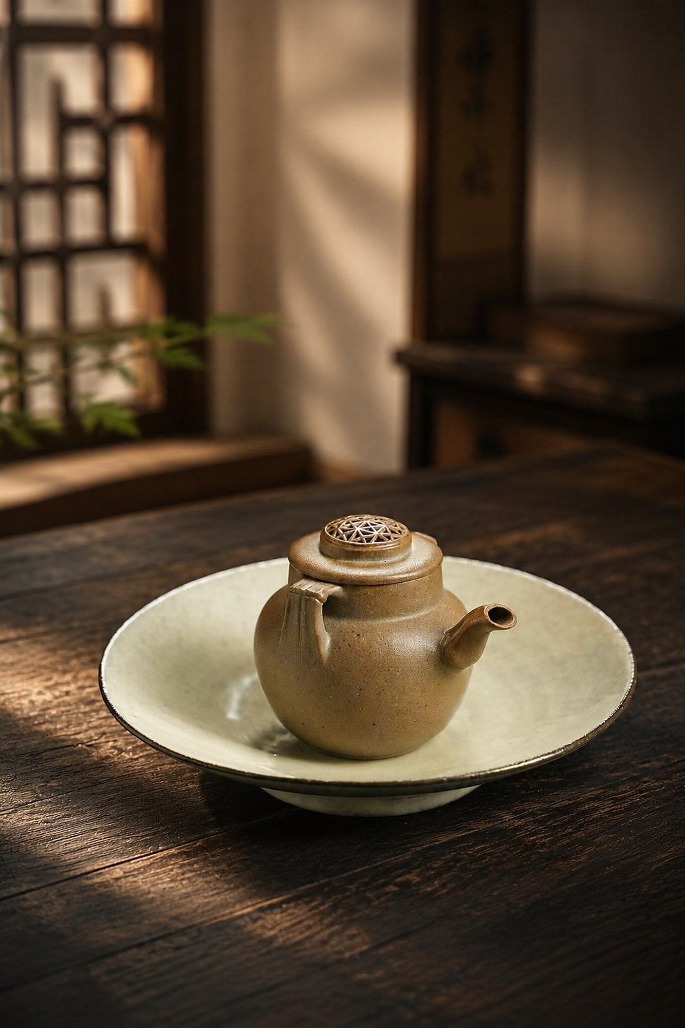 Product view 7 of 100ml Hand-Grip Form zisha teapot in Golden Duanni Clay, No. 270