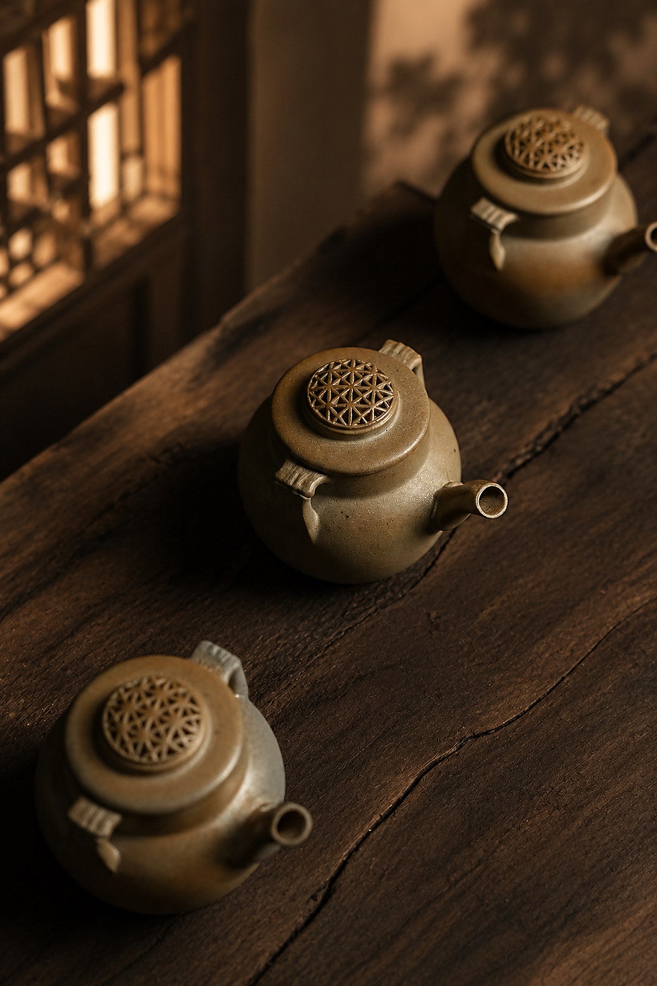 Product view 9 of 100ml Hand-Grip Form zisha teapot in Golden Duanni Clay, No. 270