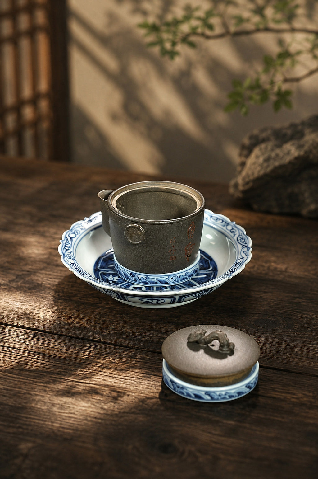 Product view 4 of 130ml Hand-Grip Form zisha teapot in Golden Duanni Clay, No. 385